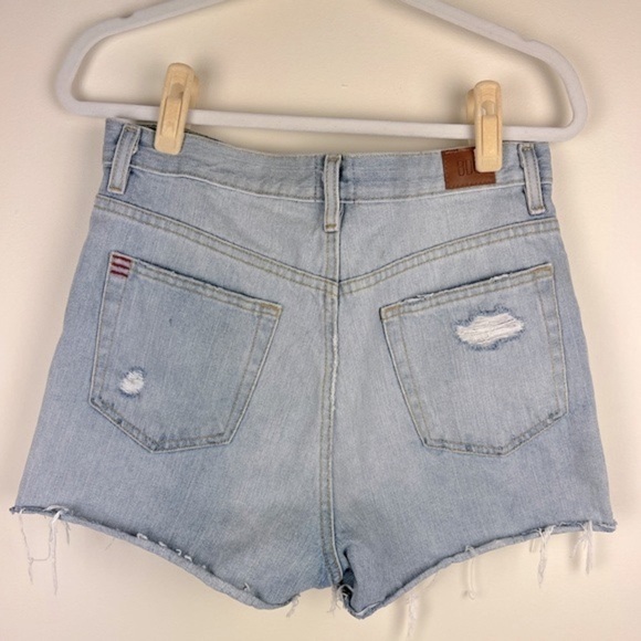 BDG Urban Outfitters | Girlfriend Distressed High-Rise Denim Jorts Shorts | 29 - Picture 2 of 13